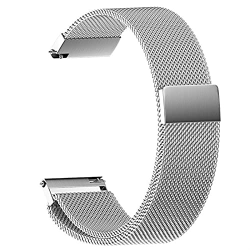 Overhil1s Uhrenarmband, Mesh-Gewebe-Metall-Uhr-Band mit Magnetverschluss for Männer und Frauen Universalband for intelligente Uhren und Uhren 18mm / 20mm / 22mm Splitter/Schwarz Armband Overhil1s Uhrenarmband, Mesh-Gewebe-Metall-Uhr-Band mit Magnetverschluss for Männer und Frauen Universalband for intelligente Uhren und Uhren 18mm / 20mm / 22mm Splitter/Schwarz Armband von Overhil1s