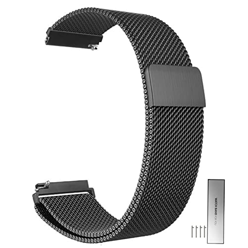 Overhil1s Uhrenarmband Edelstahl Mesh 14mm 16mm 18mm 20mm 22mm 24mm Ersatz Metall Armband Edelstahlarmband Mit Magnetverschluss Smartwatch Schnellverschluss Watch Uhren Ersatzband for Damen Herren Overhil1s Uhrenarmband Edelstahl Mesh 14mm 16mm 18mm 20mm 22mm 24mm Ersatz Metall Armband Edelstahlarmband Mit Magnetverschluss Smartwatch Schnellverschluss Watch Uhren Ersatzband for Damen Herren von Overhil1s