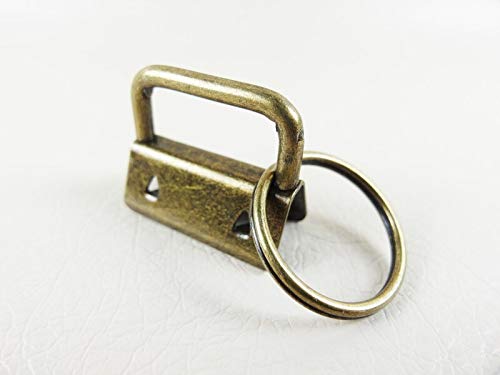 Ovinaht 10 Stck. Schlüsselband Rohling Klemmschließeanhänger - 20mm altmessing Ovinaht 10 Stck. Schlüsselband Rohling Klemmschließeanhänger - 20mm altmessing von Ovinaht