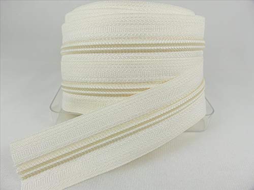 Ovinaht- 5m Endlos Reißverschluss/Spirale 5mm Creme von Ovinaht
