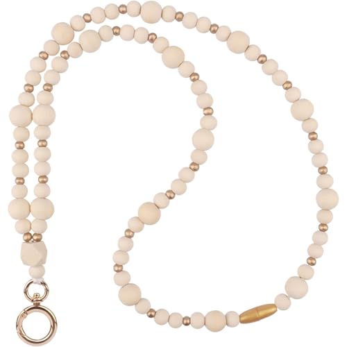 Frauen Lanyard, Holzperlen Lanyard, Abzeichen Lanyards für Frauen, super süßes Boho Breakaway Lanyards für ID -Abzeichen Schlüsselkette für Geschenkbadge Frauen Lanyard, Holzperlen Lanyard, Abzeichen Lanyards für Frauen, super süßes Boho Breakaway Lanyards für ID -Abzeichen Schlüsselkette für Geschenkbadge von Owddddtnxc