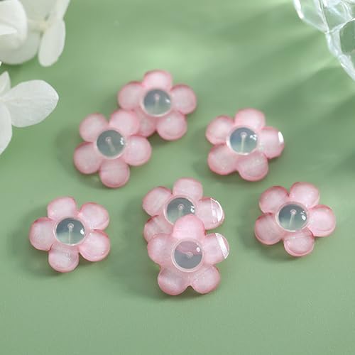 Comfortalbe Bunte Ohrläppchenstütze, Rücklaufsperre für Ohrringe, hypoallergen, verhindert Herunterfallen und Dehnen (Rosa) von OwlkOrmy