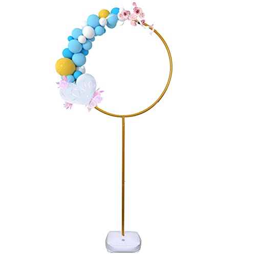 Ballonbogen herzförmig Ballonständer Ballon Kreis Rahmen für Hochzeit, Geburtstagsparty, Veranstaltungsort Dekoration für Ballons, Girlandenplatzierungen (170 * 70cm Ballonständer) von Ownant