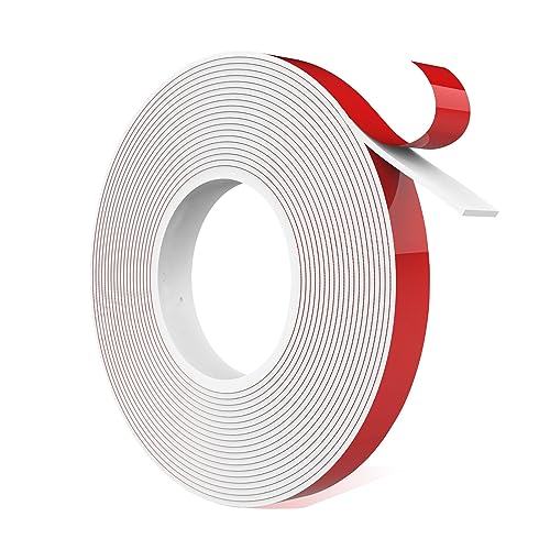 Montageband (10 m x 20 mm), Doppelseitiges Klebeband für sicheren Halt, Spiegelklebeband, Doppelklebeband, Doppelseitiges Klebeband Für Innen- und Außenanwendungen von Ownkim