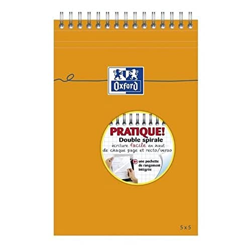 10 er Packung-Oxford Collegeblock, kariert 5 x 5, je 160 Seiten, A5, Orange 10 er Packung-Oxford Collegeblock, kariert 5 x 5, je 160 Seiten, A5, Orange von Oxford