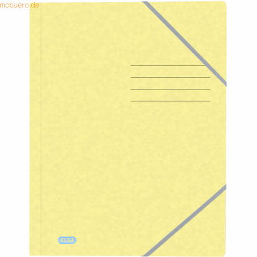 10 x Oxford Eckspannmappe Top File+ A4 3 Klappen pastellgelb 10 x Oxford Eckspannmappe Top File+ A4 3 Klappen pastellgelb von Oxford