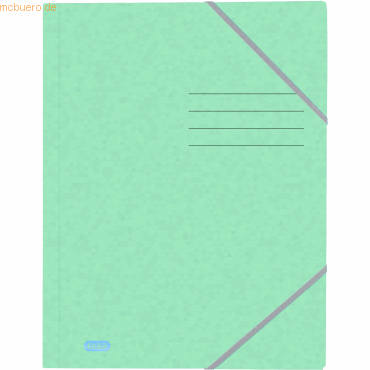 10 x Oxford Eckspannmappe Top File+ A4 3 Klappen pastellgrün 10 x Oxford Eckspannmappe Top File+ A4 3 Klappen pastellgrün von Oxford
