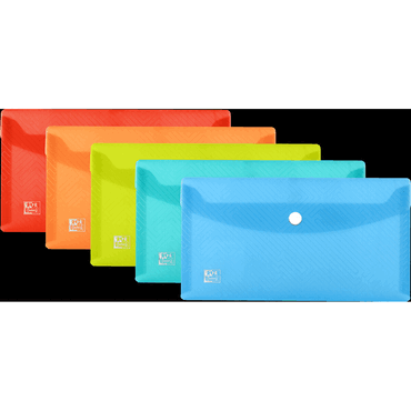 5 x Oxford URBAN Brieftaschen - DIN lang PP transluzent 5 Stück sortie von Oxford