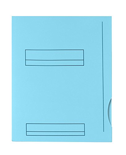 50 Rückenunterlage, Oxford HV, 2 Klappen, A4, Kraftpapier, Pastellblau von Oxford