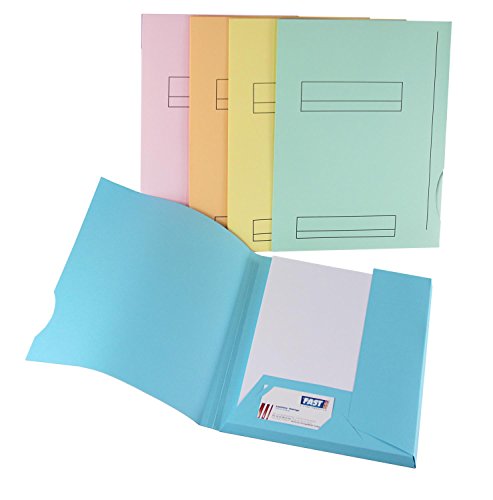 50 Rückenunterlagen, Oxford HV, 2 Klappen, A4, Kraftpapier, verschiedene Farben, Pastellfarben von Oxford