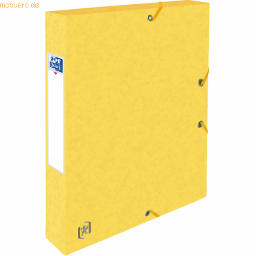 9 x Oxford Sammelbox Top File+ A4 40mm 390g/qm Multistrat gelb 9 x Oxford Sammelbox Top File+ A4 40mm 390g/qm Multistrat gelb von Oxford