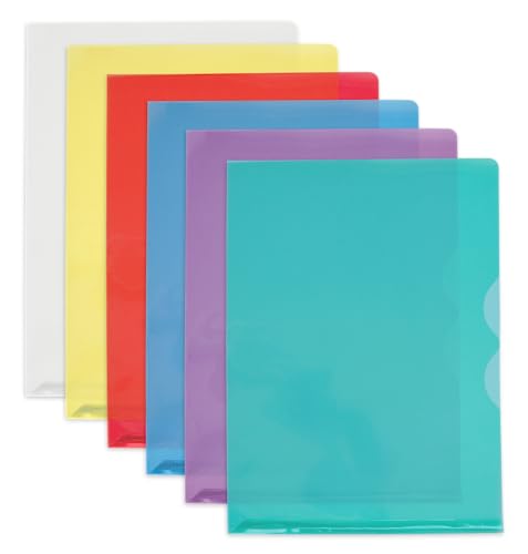 ELBA 16078 Tasche Ecke PVC Lidschatten 14/100e 50 Stück Lötarbeiten verstärkte 192 Seiten Hardcover Fuß antistatisch 50 Stück sortiert von Oxford