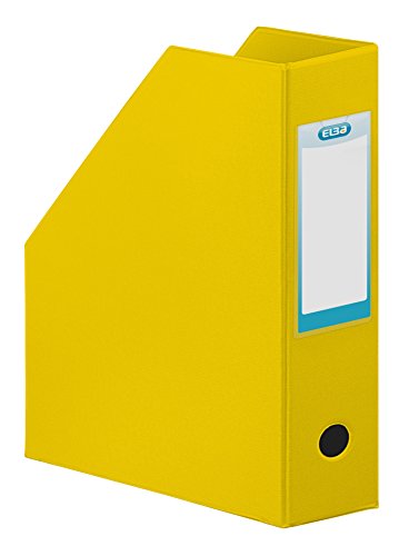 ELBA 400080231 Zeitschriftenständer 32 x 24 cm Rücken 10 cm PVC gelb von Oxford