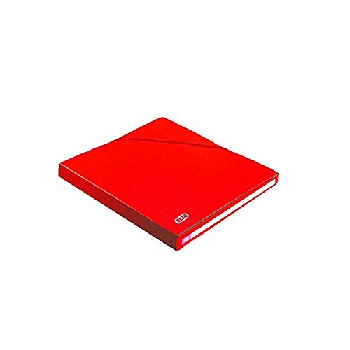 ELBA Eurofolio Alpina kartoniert mit elastischem A4 21 x 29,7 cm A4 DOS 25MM rubinrot von Elba