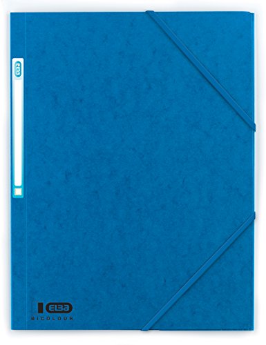 Elba Boston Gummizugmappe, A4, mit Klappe, Blau, 50 Stück Elba Boston Gummizugmappe, A4, mit Klappe, Blau, 50 Stück von Oxford