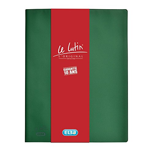 Elba Le Lutin Ordner, 30 Hüllen, A4, PVC, A4, grün von Oxford