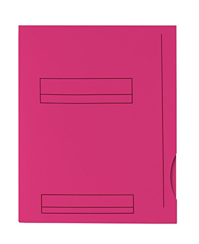 Hamelin 48697 Hemd FAST bedruckt 240 x 315 mm 2 Klappen Einkerbung Seitlicher Standort Karte Besuch Fuchsia 50 Stück verschiedene Farben von Oxford