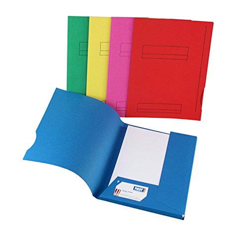 Hamelin 48699 Hemd FAST bedruckt 240 x 315 mm 2 Klappen Einkerbung Seitlicher Standort Karte Besuch 50 Stück verschiedene Farben von Oxford