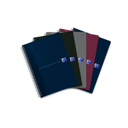 Oxford Spiral-Notizbuch B5, punktkariert, 180 Seiten, 4 Farben, 5 Stück Oxford Spiral-Notizbuch B5, punktkariert, 180 Seiten, 4 Farben, 5 Stück von Oxford