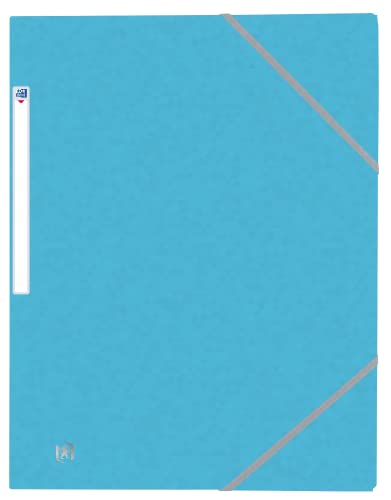 OXFORD 50 Stück Top-File + A4 mit Gummizug, Einband für Karten, Hellblau OXFORD 50 Stück Top-File + A4 mit Gummizug, Einband für Karten, Hellblau von Oxford