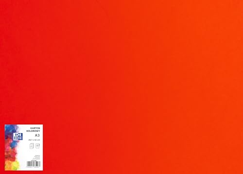 OXFORD Bastelkarton, DIN A3/ Buntes Bastelpapier/Tonpapier 160 g/m² /Bristolkarton/ 25 Blatt, Rot. Geeignet zum Basteln, Drucken, Kopieren OXFORD Bastelkarton, DIN A3/ Buntes Bastelpapier/Tonpapier 160 g/m² /Bristolkarton/ 25 Blatt, Rot. Geeignet zum Basteln, Drucken, Kopieren von Oxford