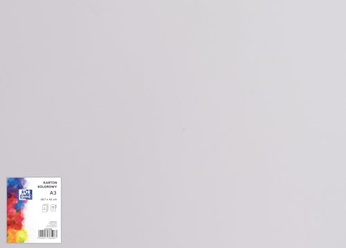 OXFORD Bastelkarton, DIN A3/ Buntes Bastelpapier/Tonpapier 160 g/m² /Bristolkarton/ 25 Blatt, lila. Geeignet zum Basteln, Drucken, Kopieren von Oxford