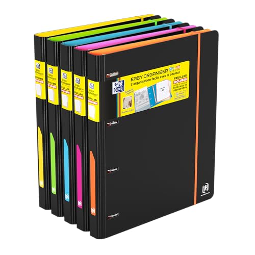 OXFORD Easy Organiser Ringordner, Rücken 30 mm, Einband aus geschäumtem Polypropylen, zweifarbig, sortiert OXFORD Easy Organiser Ringordner, Rücken 30 mm, Einband aus geschäumtem Polypropylen, zweifarbig, sortiert von Oxford
