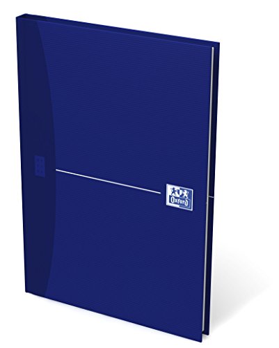 OXFORD Gebundene Bücher 5er Pack A5 liniert 96 Blatt mit abtrennbaren Ecken blau Geschäftsbuch Tagebuch Kladde Journal Skizzenbuch von Oxford
