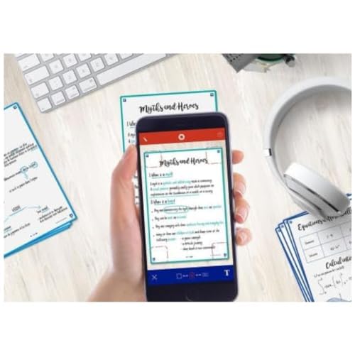 OXFORD Revision 2.0 Karteikarten, DIN A5 (14,8 x 21 cm), einfarbig, weiß, Vorder- / Rückseite – Rahmen mintgrün, 50 Stück von Oxford