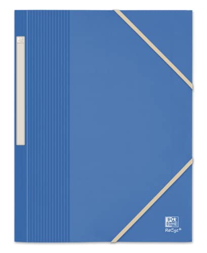 Oxford School Life Recyc+ Schnellhefter mit 3 Klappen, A4, mit Gummizug, Einband aus Polypropylen, recycelt Oxford School Life Recyc+ Schnellhefter mit 3 Klappen, A4, mit Gummizug, Einband aus Polypropylen, recycelt von Oxford