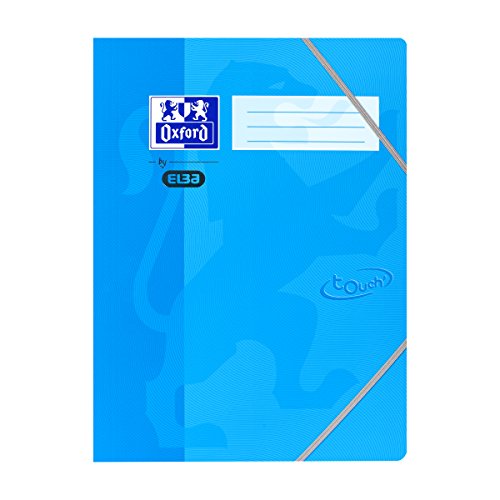Oxford Eckspanner-Mappe A4, Karton, Soft Touch-Oberfläche, blau, 10 Stück von Oxford