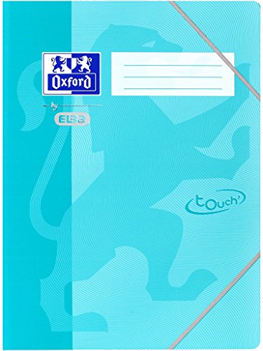 Oxford Eckspanner-Mappe A3, fester Karton, Soft Touch-Oberfläche, türkis Oxford Eckspanner-Mappe A3, fester Karton, Soft Touch-Oberfläche, türkis von Oxford