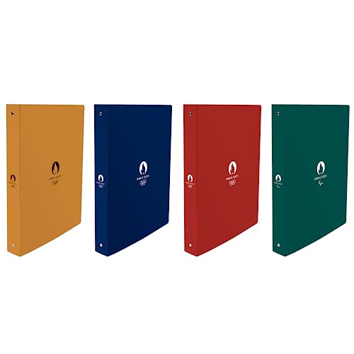 Olympiques Paris 2024 Ringbuch, A4, Rücken 40 mm, 4 Ringe, 4 Farben, 14 Stück Olympiques Paris 2024 Ringbuch, A4, Rücken 40 mm, 4 Ringe, 4 Farben, 14 Stück von Oxford