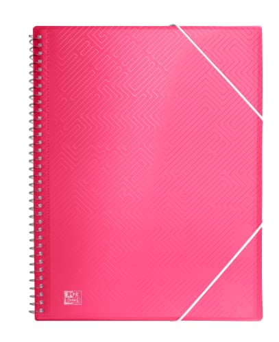 Oxford, Dokumentenmappe aus Kunststoff, A4, 30 transparente Hüllen, Rosa Oxford, Dokumentenmappe aus Kunststoff, A4, 30 transparente Hüllen, Rosa von Oxford