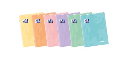 Oxford, Hefte, A4, kariert, 4 x 4, Kunststoffdeckel, 48 Blatt, Packung mit 10 Notizbüchern, Pastellfarben Oxford, Hefte, A4, kariert, 4 x 4, Kunststoffdeckel, 48 Blatt, Packung mit 10 Notizbüchern, Pastellfarben von Oxford