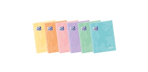 Oxford, Hefte, A5, kariert, 4 x 4, Kunststoffdeckel, 48 Blatt, Packung mit 10 Notizbüchern, Pastellfarben Oxford, Hefte, A5, kariert, 4 x 4, Kunststoffdeckel, 48 Blatt, Packung mit 10 Notizbüchern, Pastellfarben von Oxford
