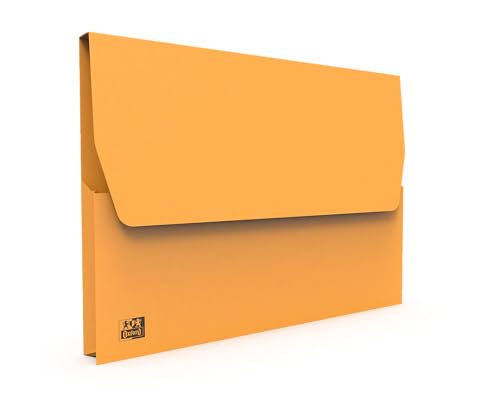 Oxford 10 VIP-Hüllen, 24 x 32 cm, Kraftkarton, Dicke 240 g, Kapazität 200 Blatt, Orange von Oxford