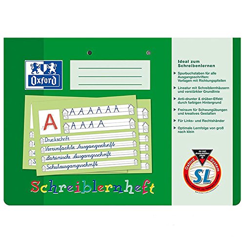 Oxford 100050089 Schreiblernheft, A4 quer, SL, 16 Blatt, abwischbarer Deckel Oxford 100050089 Schreiblernheft, A4 quer, SL, 16 Blatt, abwischbarer Deckel von Oxford