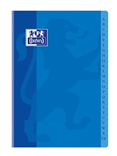 Oxford 100102779- Adressbuch kariert, 5 Stück von Oxford