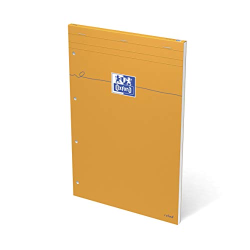 Oxford 100106284 Notizblock - Everyday A4+ gelocht, kariert mit Rahmen, 80 Blatt, /m², 5-er Pack, orange Oxford 100106284 Notizblock - Everyday A4+ gelocht, kariert mit Rahmen, 80 Blatt, /m², 5-er Pack, orange von Oxford