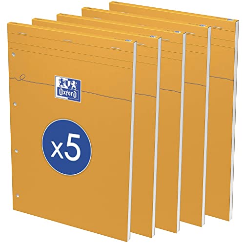 Oxford 100106292 Notizblock - Everyday A4+, blanko, 80 Blatt, 80 g/m², 5-er Pack, orange Oxford 100106292 Notizblock - Everyday A4+, blanko, 80 Blatt, 80 g/m², 5-er Pack, orange von Oxford