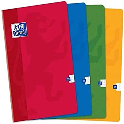 Oxford 400016251 Klassische Notizbuch Heft A4 140 Seiten kariert 5 mm von Oxford