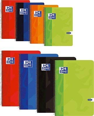 Oxford 400043979 Heft mit Rand 80 Blätter Horizontal zufällige Farben Oxford 400043979 Heft mit Rand 80 Blätter Horizontal zufällige Farben von Oxford