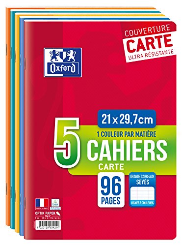 Oxford 400084974 Schulheft, 21 x 29 cm, 96 Seiten, sortiert, 5er Pack Oxford 400084974 Schulheft, 21 x 29 cm, 96 Seiten, sortiert, 5er Pack von Oxford