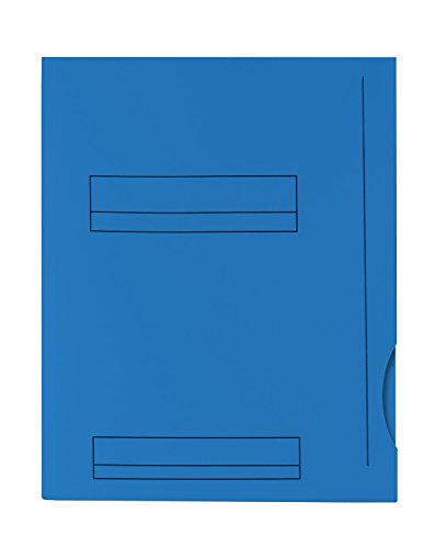 Oxford 50 Stück Unterlagen, A4, Kapazität 200 Blatt, Stärke 180 g, Hellblau von Oxford