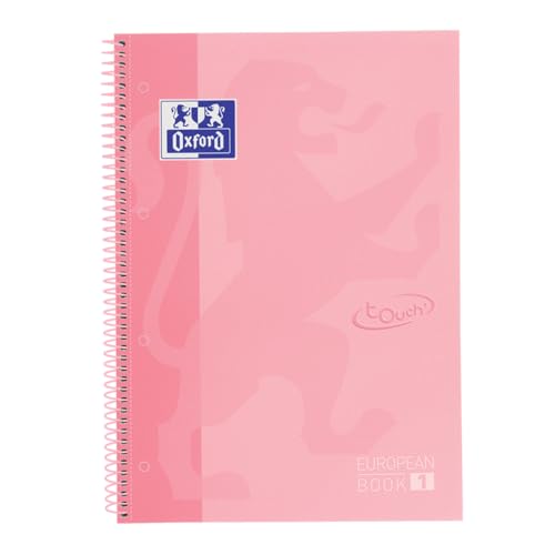 Oxford A4 European Book 1, kariert, 160 Seiten mit farbigen Rändern, Touch Hardcover, mit Whiteboard, pastell rosa Oxford A4 European Book 1, kariert, 160 Seiten mit farbigen Rändern, Touch Hardcover, mit Whiteboard, pastell rosa von Oxford