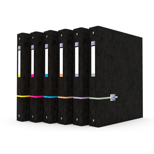 Oxford ActiveFile 10 Stück Ordner mit 4 Ringen, Rücken 40 mm, Format A4 + Cover, laminiert, Farbe zufällig Oxford ActiveFile 10 Stück Ordner mit 4 Ringen, Rücken 40 mm, Format A4 + Cover, laminiert, Farbe zufällig von Oxford