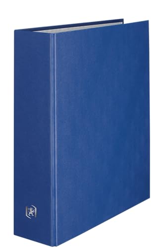 Oxford Balacron Ordner Rücken 80 mm A4, 21 x 29,7 cm A4 (21 x 29,7 cm), blau von Oxford