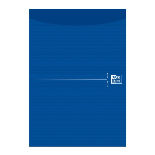 Oxford Briefblock A4 blanko, Lineatur 20, 50 Blatt, blau, 10 Stück von Oxford