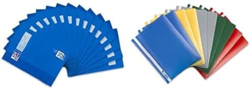 Oxford Bundle of Schulheft A4, 16 Blatt, Lineatur 25, liniert, 15 Stück Schnellhefter A4, aus Kunststoff, farbig sortiert, 10er Pack Oxford Bundle of Schulheft A4, 16 Blatt, Lineatur 25, liniert, 15 Stück Schnellhefter A4, aus Kunststoff, farbig sortiert, 10er Pack von d-c-fix